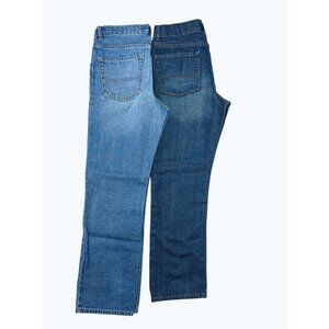 Bundle The Childrens Place Straight Fit Jeans 12H Blue Denim Boys Casual Wear